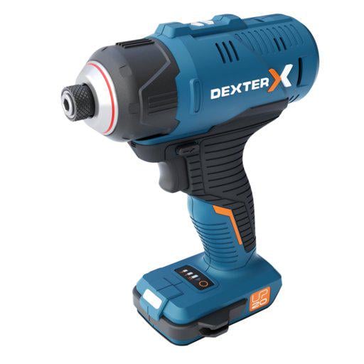 Гайковерт аккумуляторный Dexter 20VIDV2-180.1 Синий (14424200)