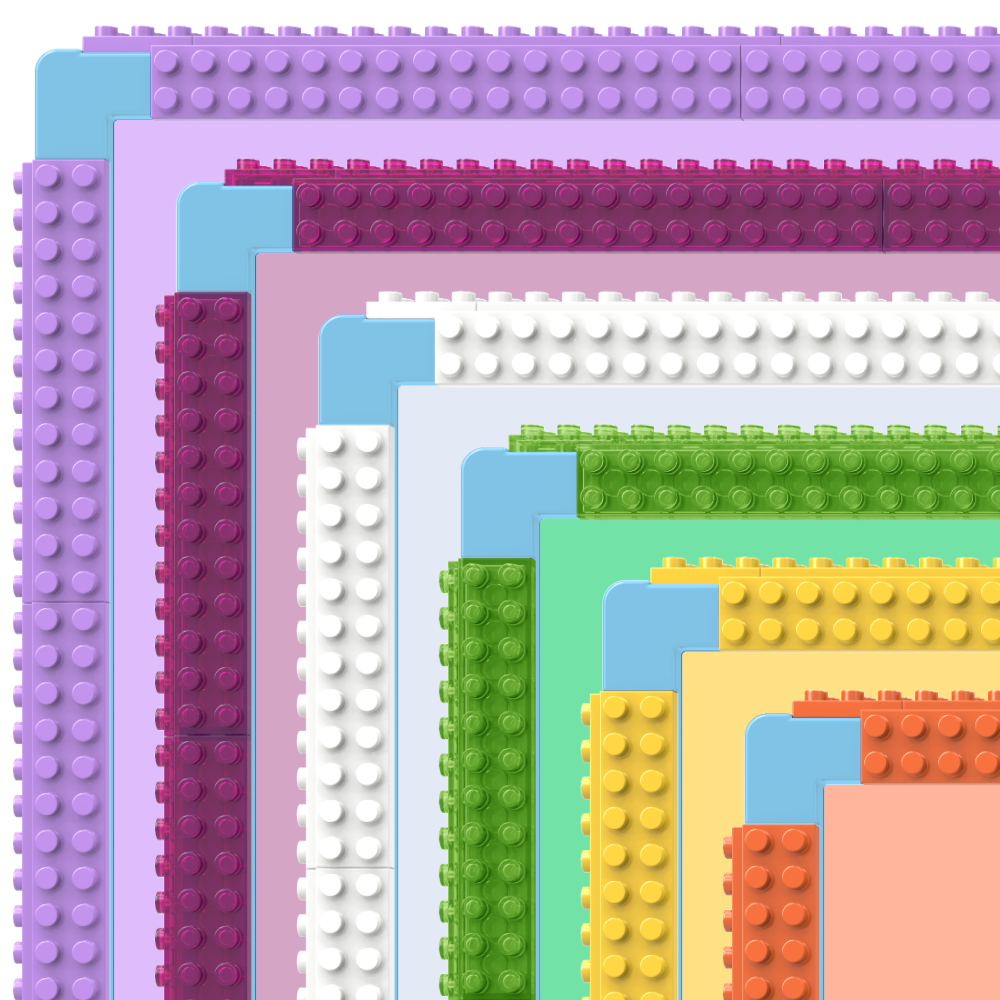 Набор аксессуаров для KIVI KidsTV Цветные рамки КFR01M 32"/234 шт. 6 цветов (3729735) - фото 9
