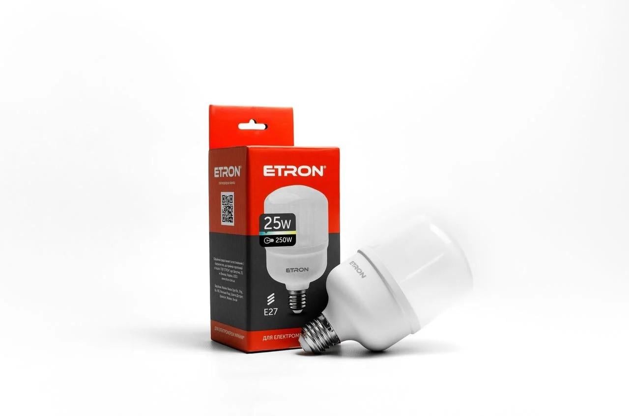 Лампа LED ETRON High Power 1-EHP-302 T80 E27 25W 220V 6500K