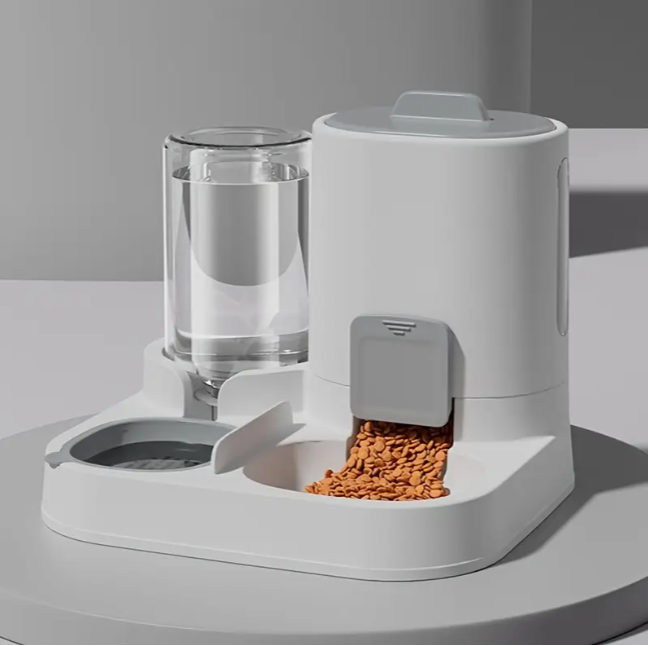 Автоматична годівниця і поїлка 2в1 для котів і собак 500 г 750 мл (2008)