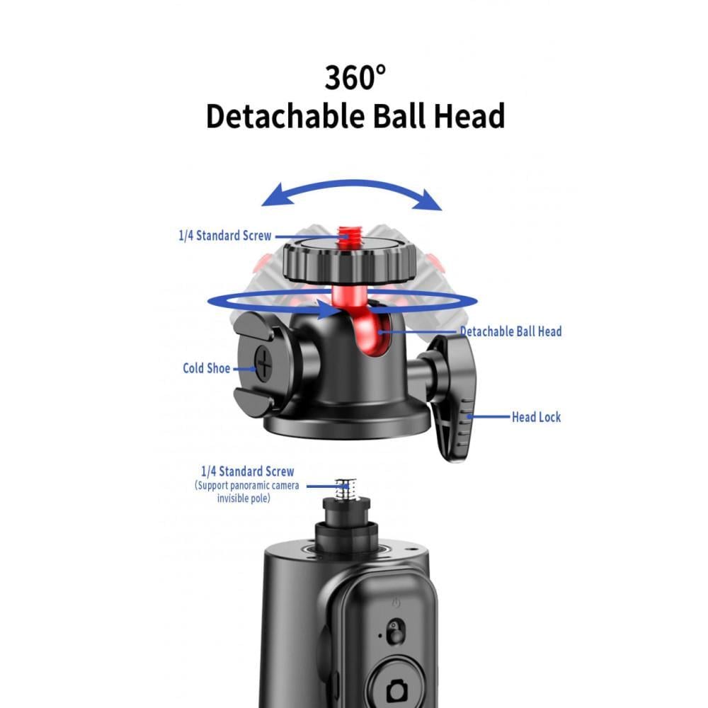 Селфі-монопод Button Bluetooth C03 0,64 м - фото 5 Селфі-монопод Button Bluetooth C03 0,64 м - фото 5