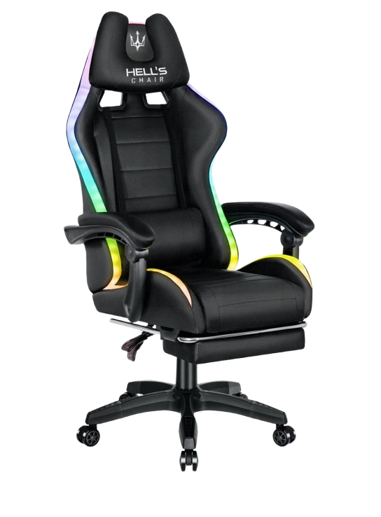 Кресло компьютерное Hell's HC-1039 LED RGB ткань (2371517974_melv_2)