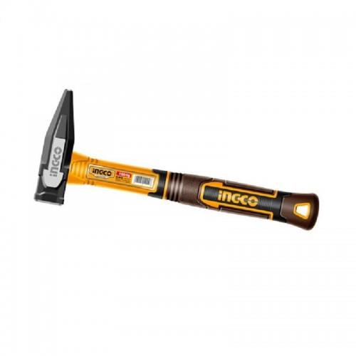 Молоток слесарный INGCO фибергласовая ручка 1000 г (000212563)