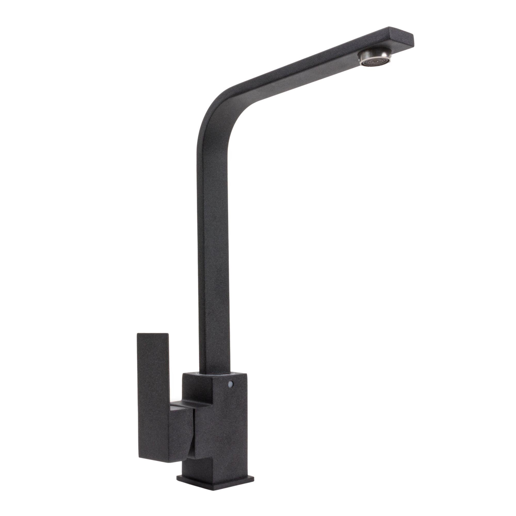 Смеситель кухонный Platinum 179 NES 3007 Карбон