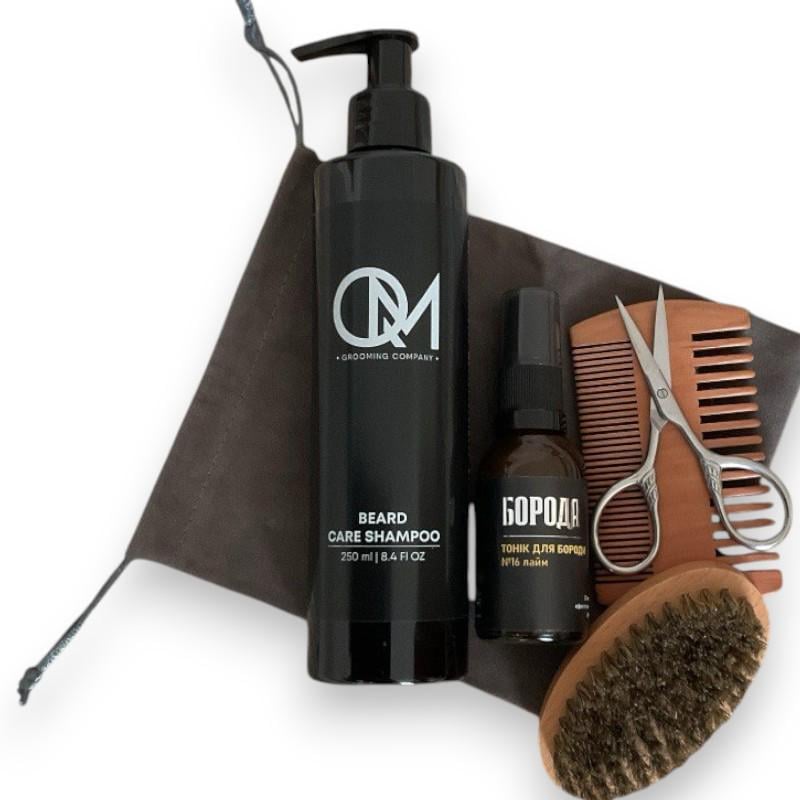 Набір для бороди QM/тонік лайм (0011М)