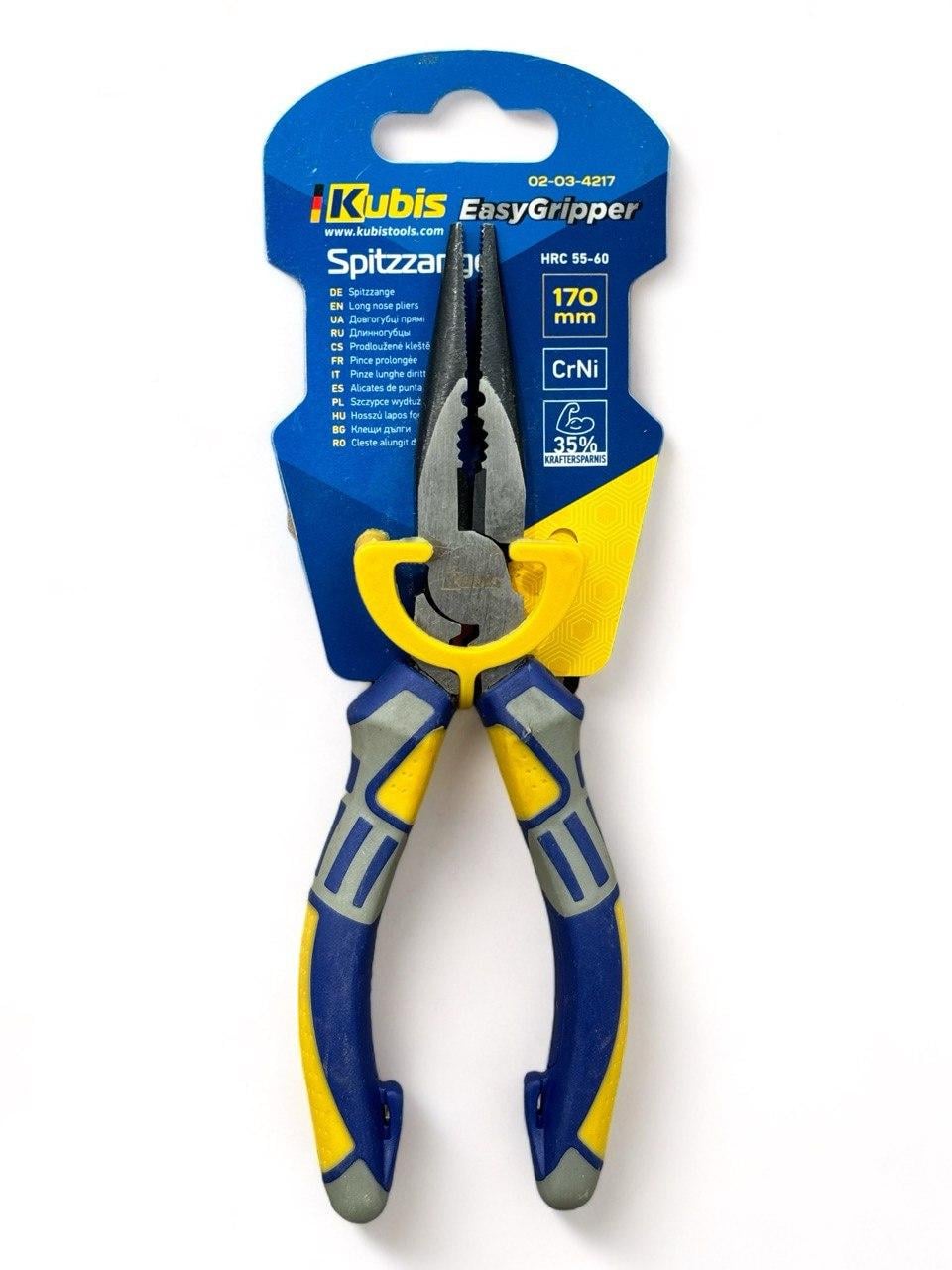 Долгогубцы Kubis С 45 HRC 55-60 170 мм (02-03-4217)