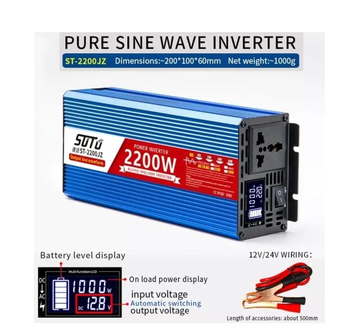 Інвертор Sutu з правильною синусоїдою 2200 W 12 V/220 V - фото 2