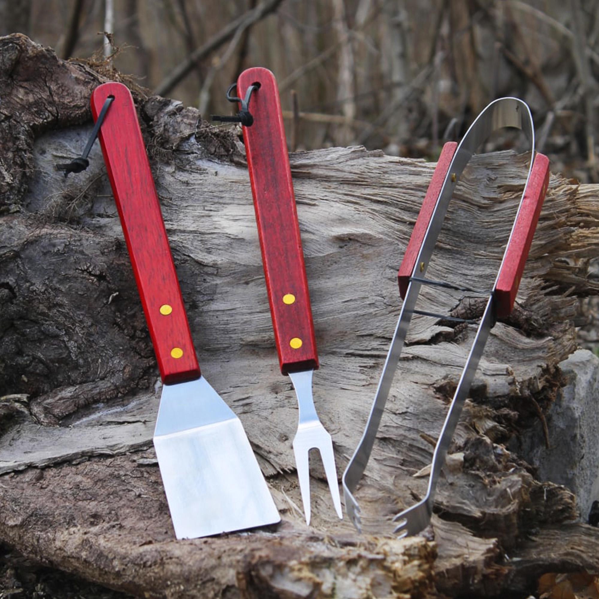 Набор для гриля и барбекю BBQ 3в1 (6792482) - фото 2