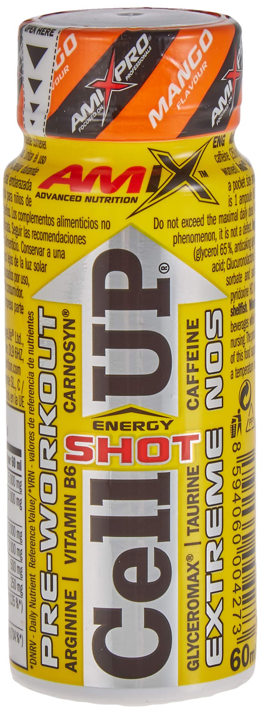 Передтренувальний напій Amix Nutrition CellUP Shot Mango 60 ml Передтренувальний напій Amix Nutrition CellUP Shot Mango 60 ml