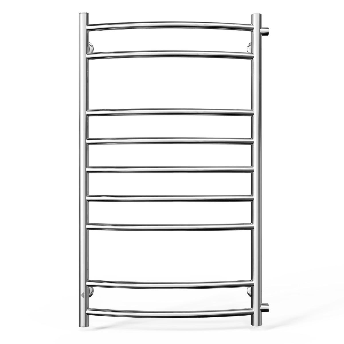 Полотенцесушитель водяной для ванной Laris Классик П9 из нержавеющей стали 500х900 мм б/п 1/2" мц 800 мм Хром (147-127-71207286)