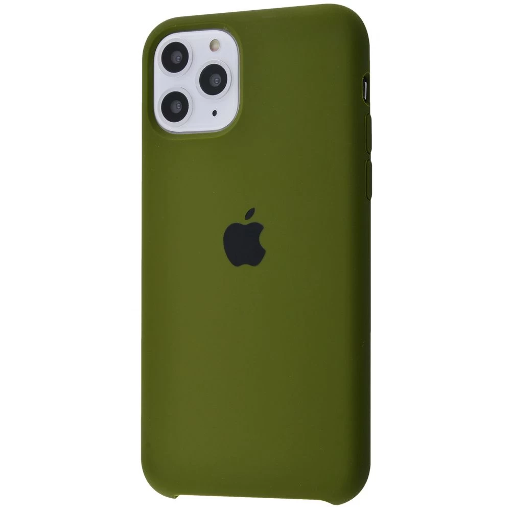 Силиконовый Чехол Накладка Silicone Case для iPhone 11 Pro Max Army Green