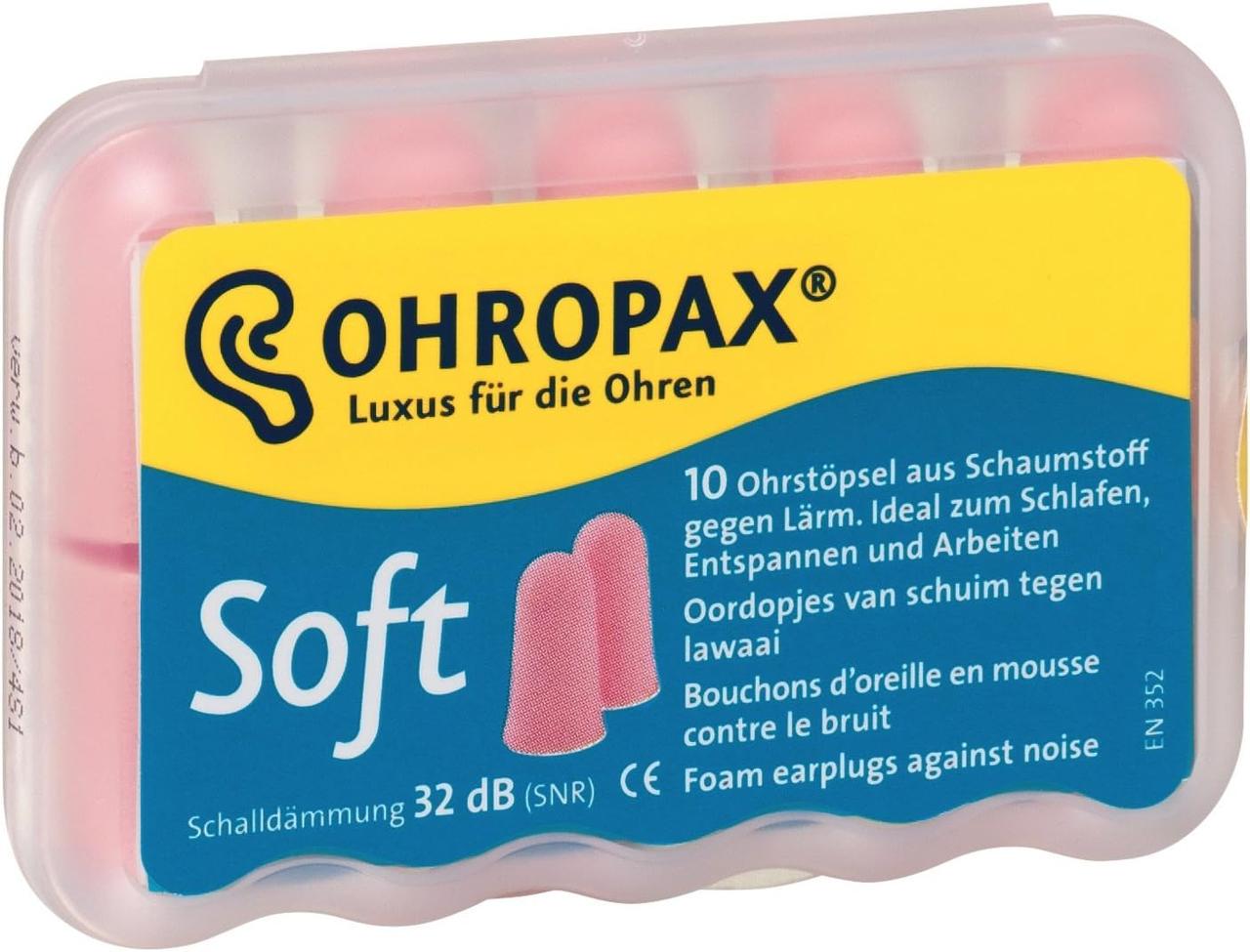 Беруши пенные для сна Ohropax Soft 5 пар SNR 32 дБ Розовый (1987235403) Беруши пенные для сна Ohropax Soft 5 пар SNR 32 дБ Розовый (1987235403)