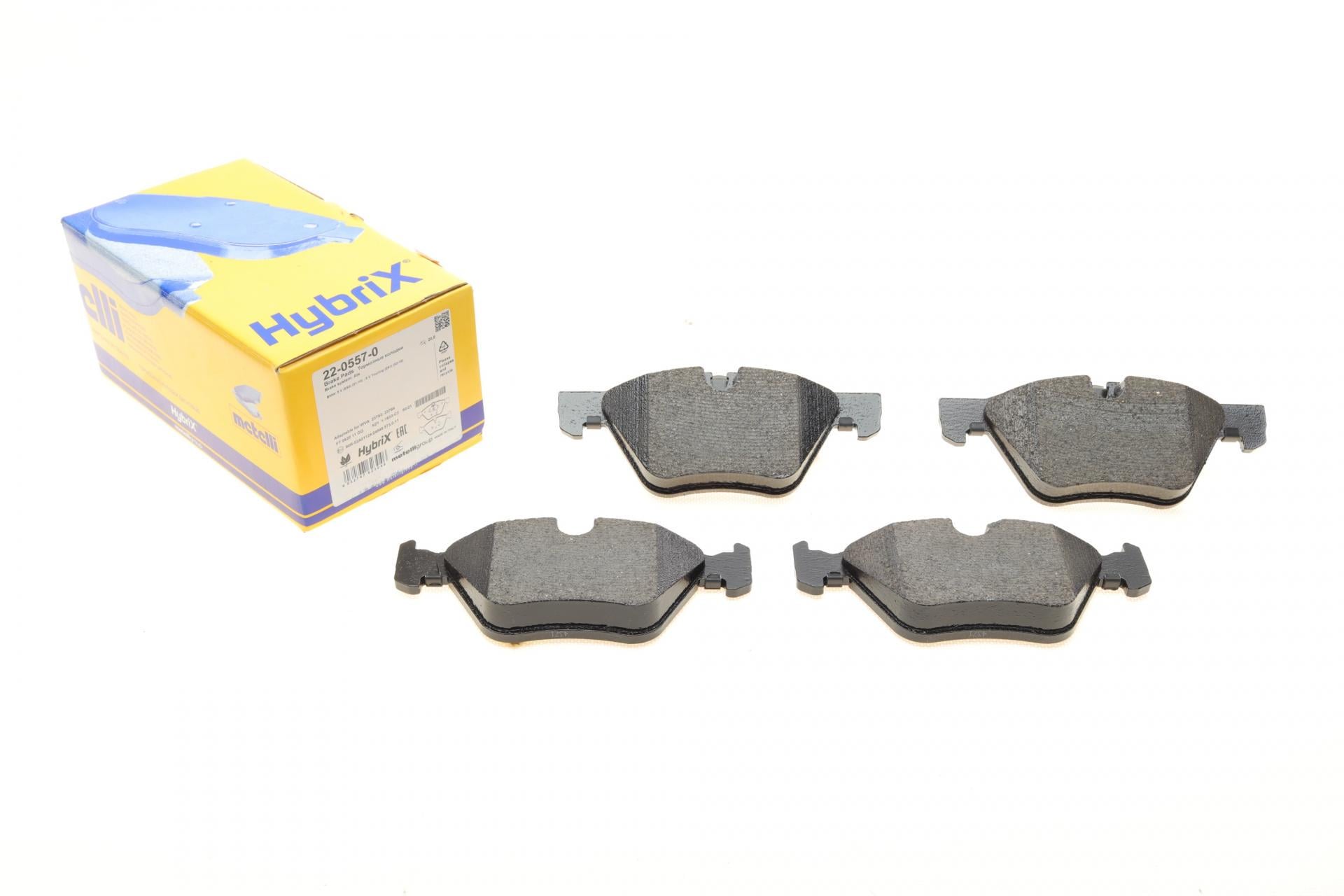 Тормозные колодки передние METELLI для BMW 3 E90/E91/E92 07-13/5 E60/E61 03-10/X1 E84 09-15 (22-0557-0)