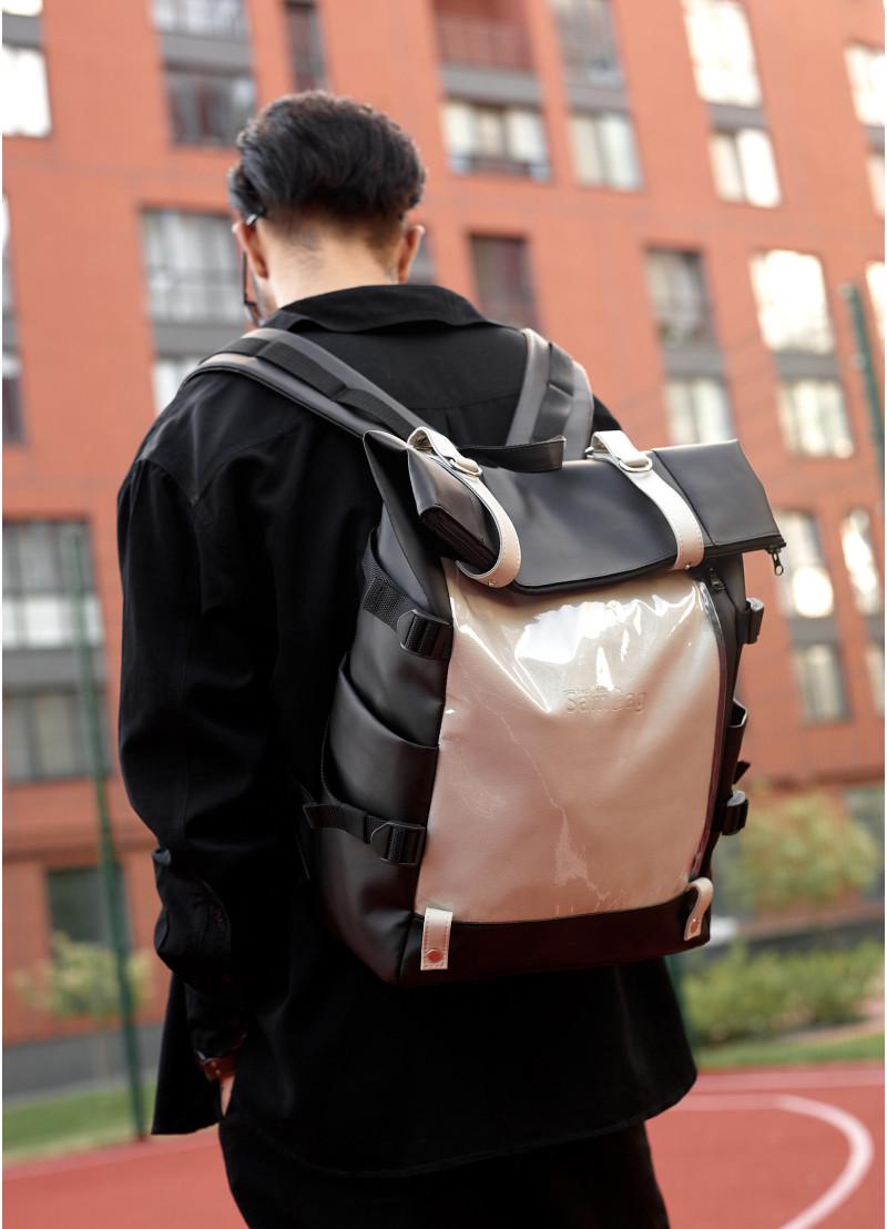 Рюкзак мужской Sambag RollTop Hacking Черно-серый (15379011e) - фото 11 Рюкзак мужской Sambag RollTop Hacking Черно-серый (15379011e) - фото 11