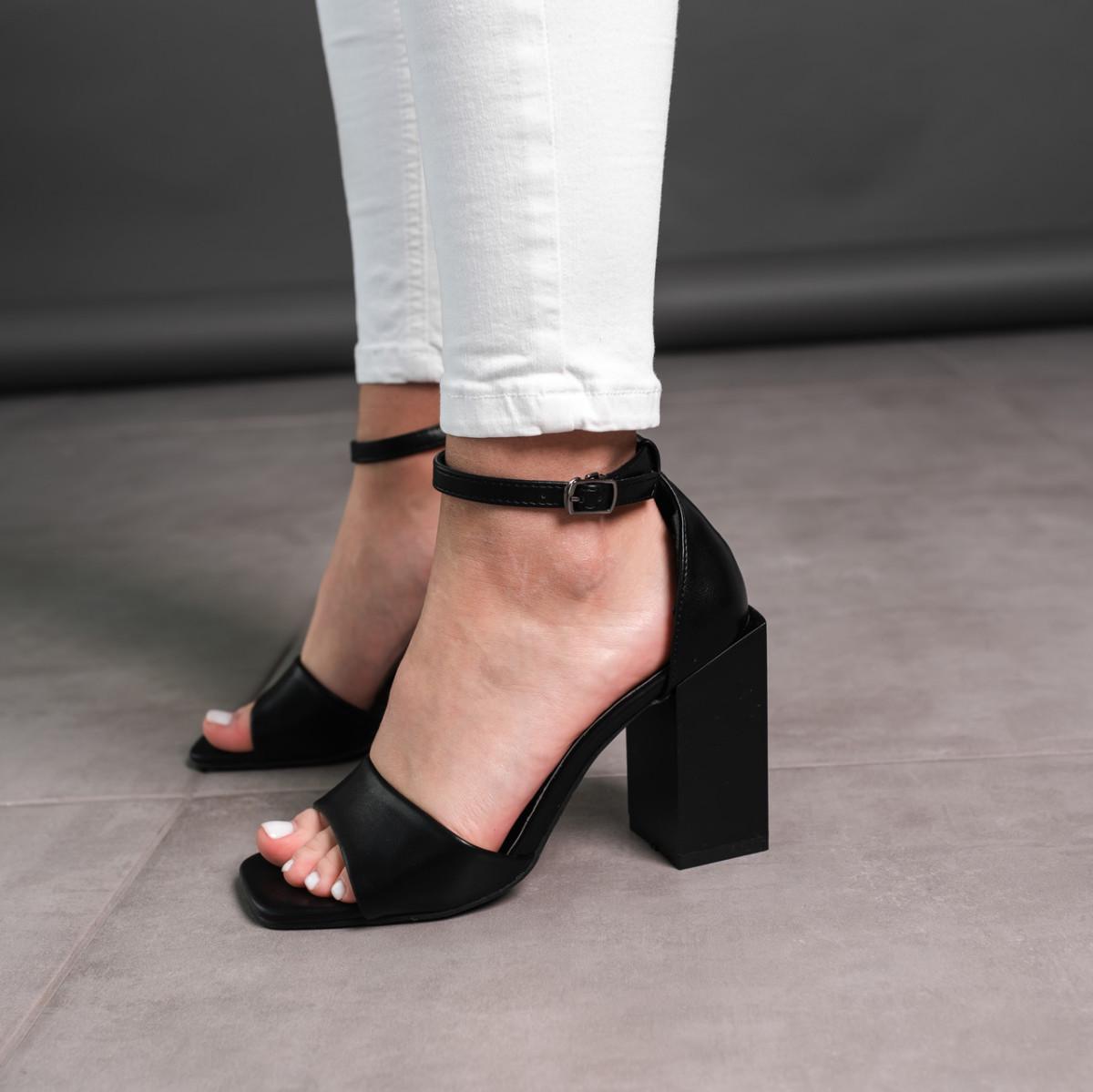 Босоножки женские Fashion р. 40 25,5 см Черный (3637)