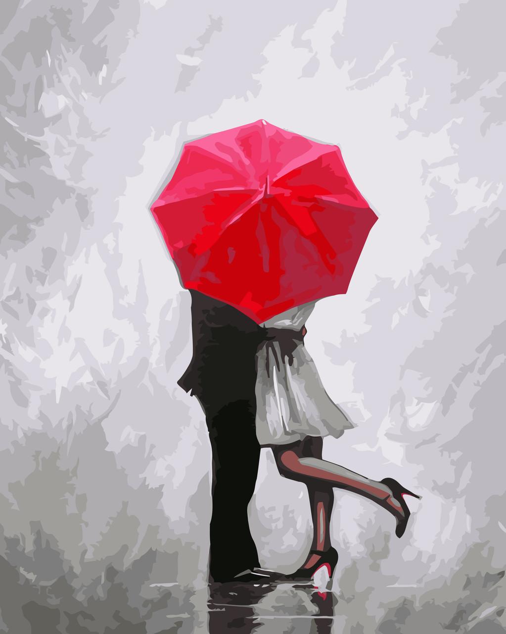 Картина по номерам Идейка Поцелуй 40x50 см (skl-КНО2656)