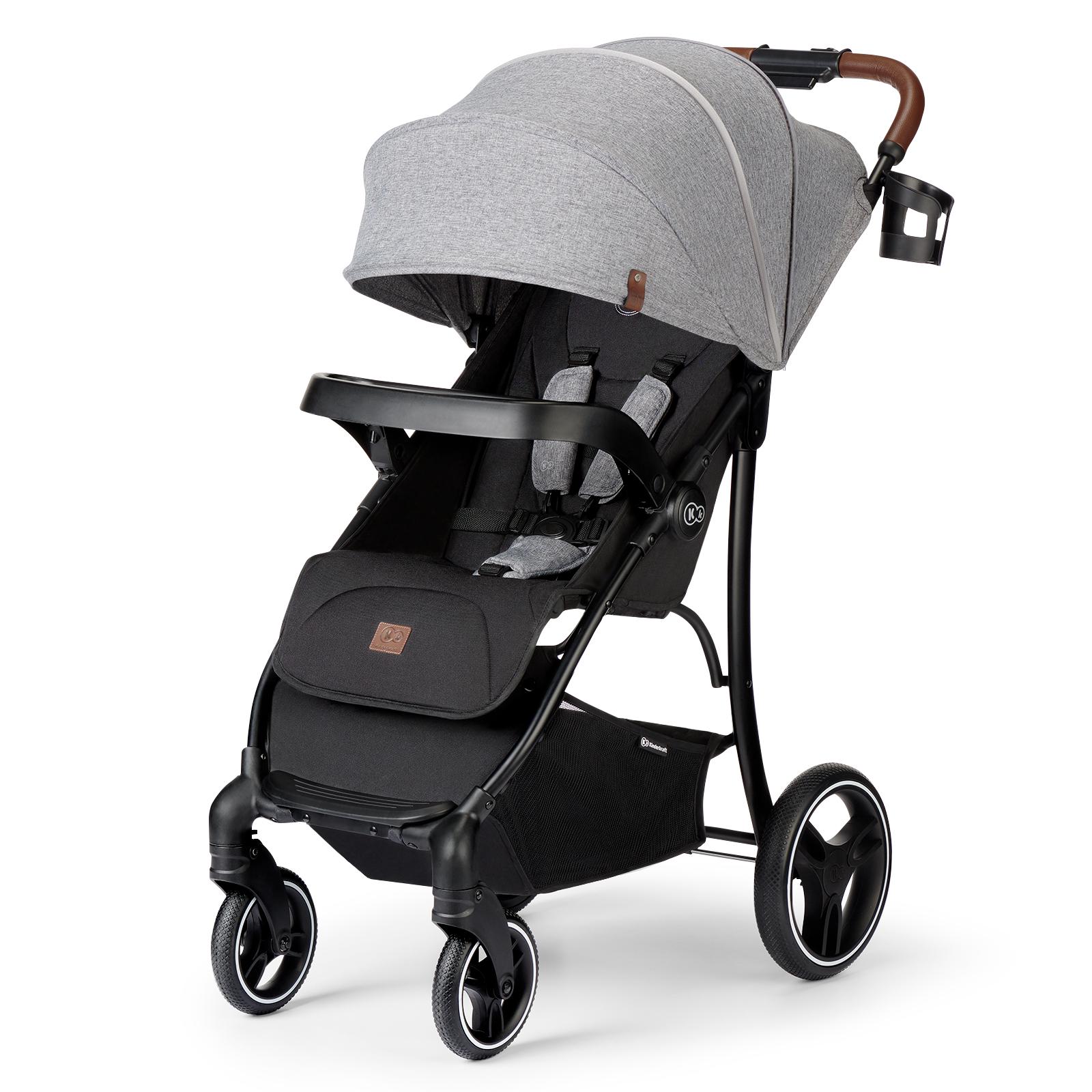 Прогулочная коляска Kinderraft Cruiser LX Grey - фото 2