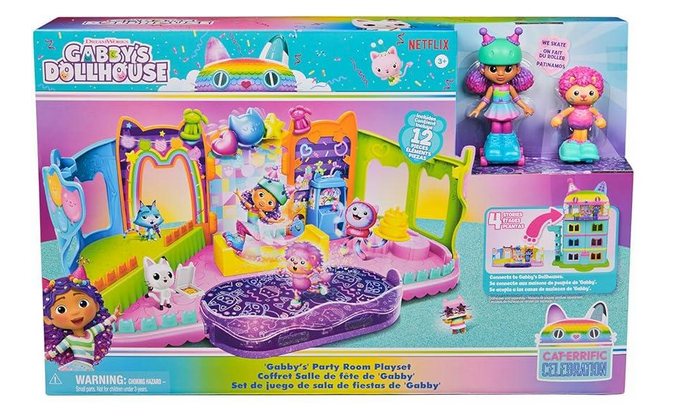 Ігровий набір Dollhouse Party Room Playset Габбі Gabby's Ляльковий будиночок