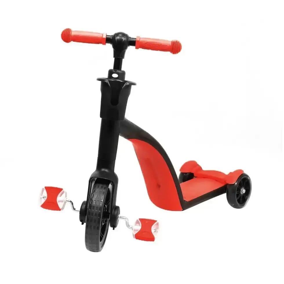 Самокат-беговел с корзиной Best Scooter 3в1 Розовый (scooter313/1)