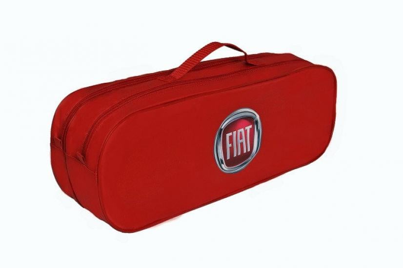 Сумка-органайзер автомобільна в багажник Fiat 50x18x17 см Red (117992)