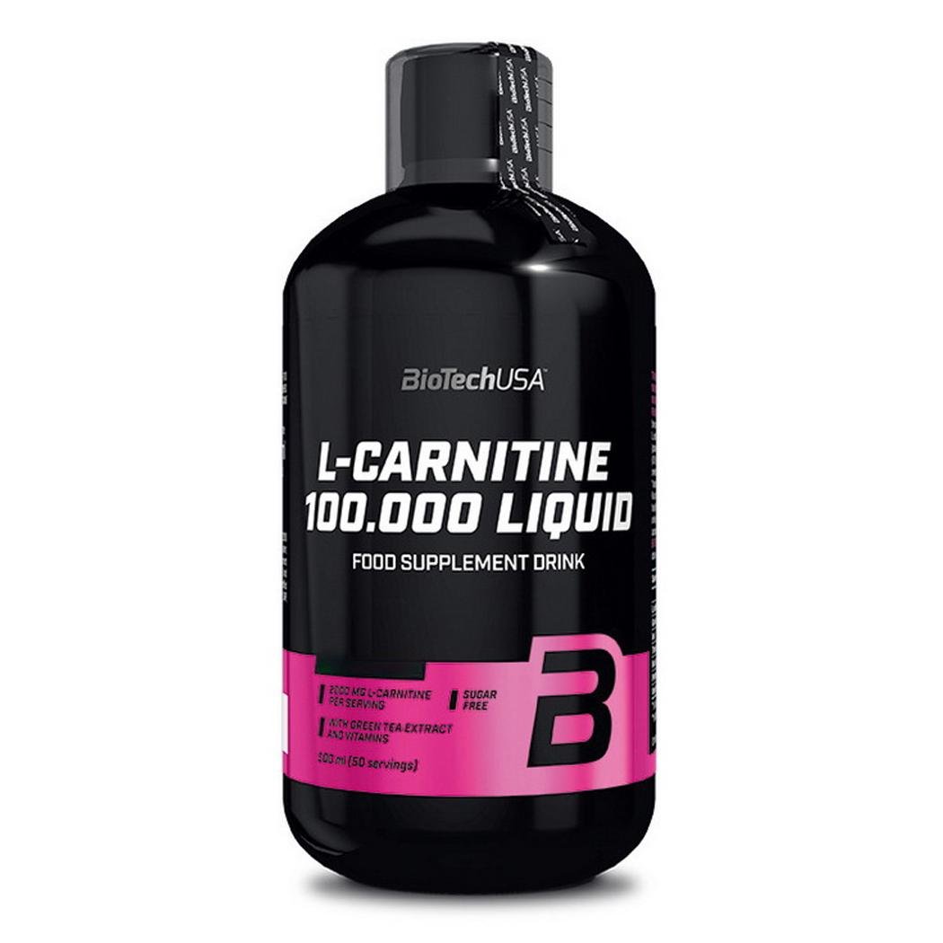 Карнитин BioTech USA L-Carnitine 100.000 500 мл Яблоко (00174-01)