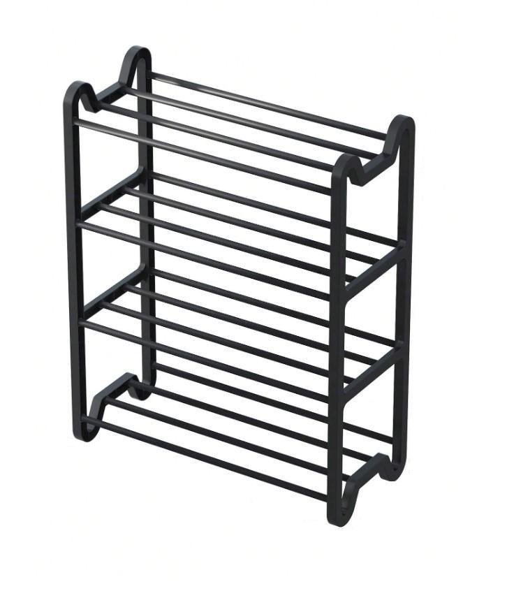 Подставка для обуви складная Shoe rack на 8-12 пар обуви на 4 полки (3084_And)