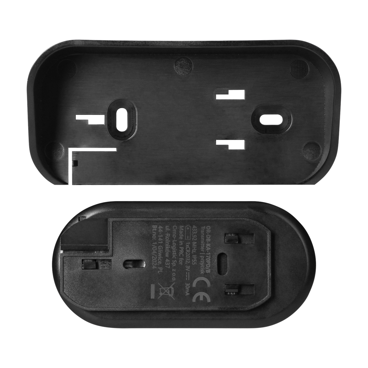 Дзвінок ORNO OR-DB-KA-170/B ATEL AC безпровідний 38 тоновий Чорний (2703705444) - фото 4