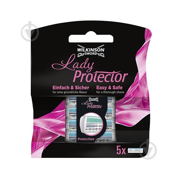 Сменные кассеты для бритья Wilkinson Sword Lady Protector - 5 шт (1035) - фото 1