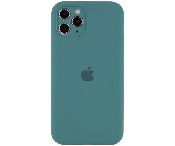 Чохол накладка Silicone Case Full Camera with Frame для Apple iPhone 14 Pro 71.Dark Green