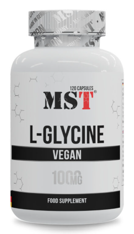 Аминокислота Глицин MST L-Glycine 1000 мг 120 капсул Аминокислота Глицин MST L-Glycine 1000 мг 120 капсул