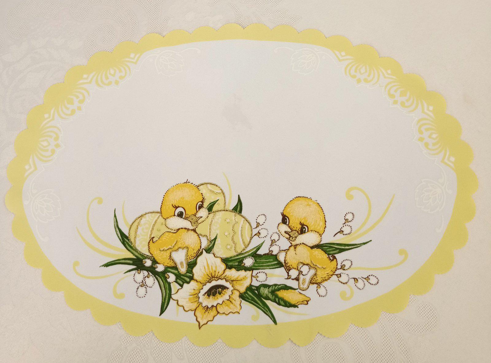 Салфетка пасхальная Easter Harmony 30x45 см Yellow (CN14646)