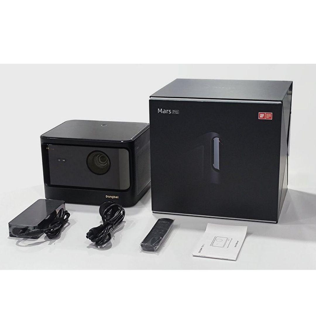 Проектор лазерный 4K Smart DLP Android 9.0 Dangbei Mars Pro с функцией IQ обход помех на стене (P00574_81999) - фото 2