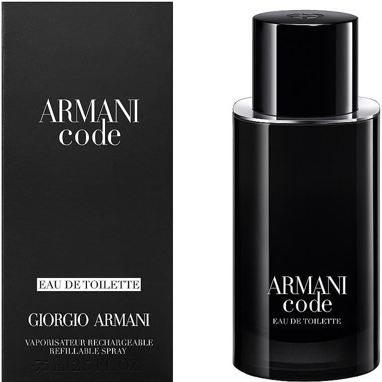 Туалетна вода для чоловіків Giorgio Armani Code 75 мл refiliable (6071)