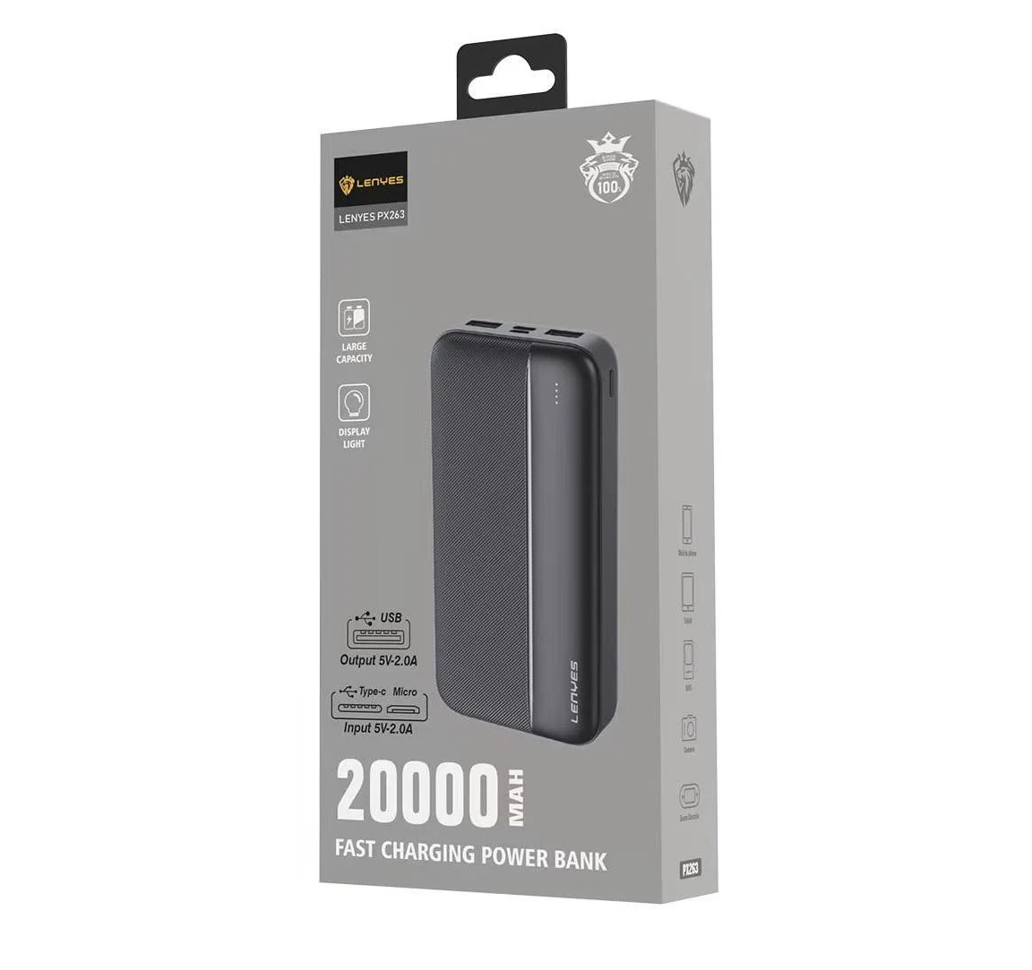 Повербанк Lenyes PX263 20000 mAh (44414-PX263_661)
