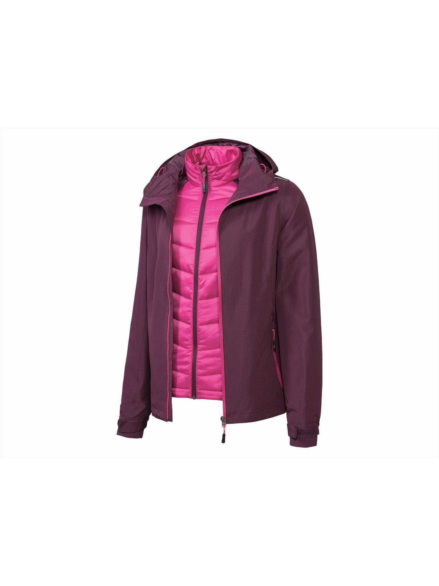 Термокуртка Crivit 2в1 р. 38 Бордовий (30519301)