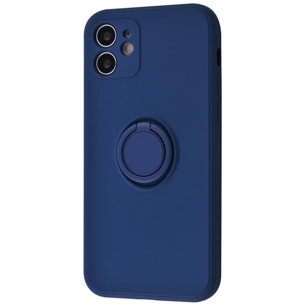 Чехол WAVE Light Color Ring для iPhone 12 Dark Blue