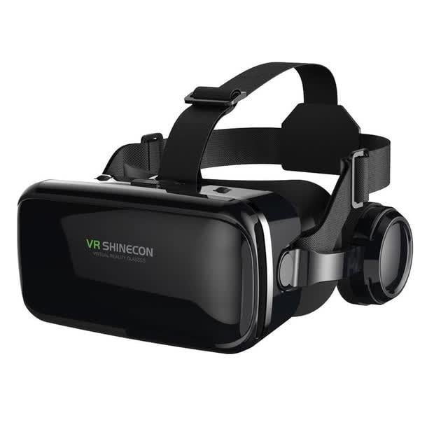 Гарнитура виртуальной реальности Shinecon SC-G04E с наушниками Черный (28364132) - фото 1