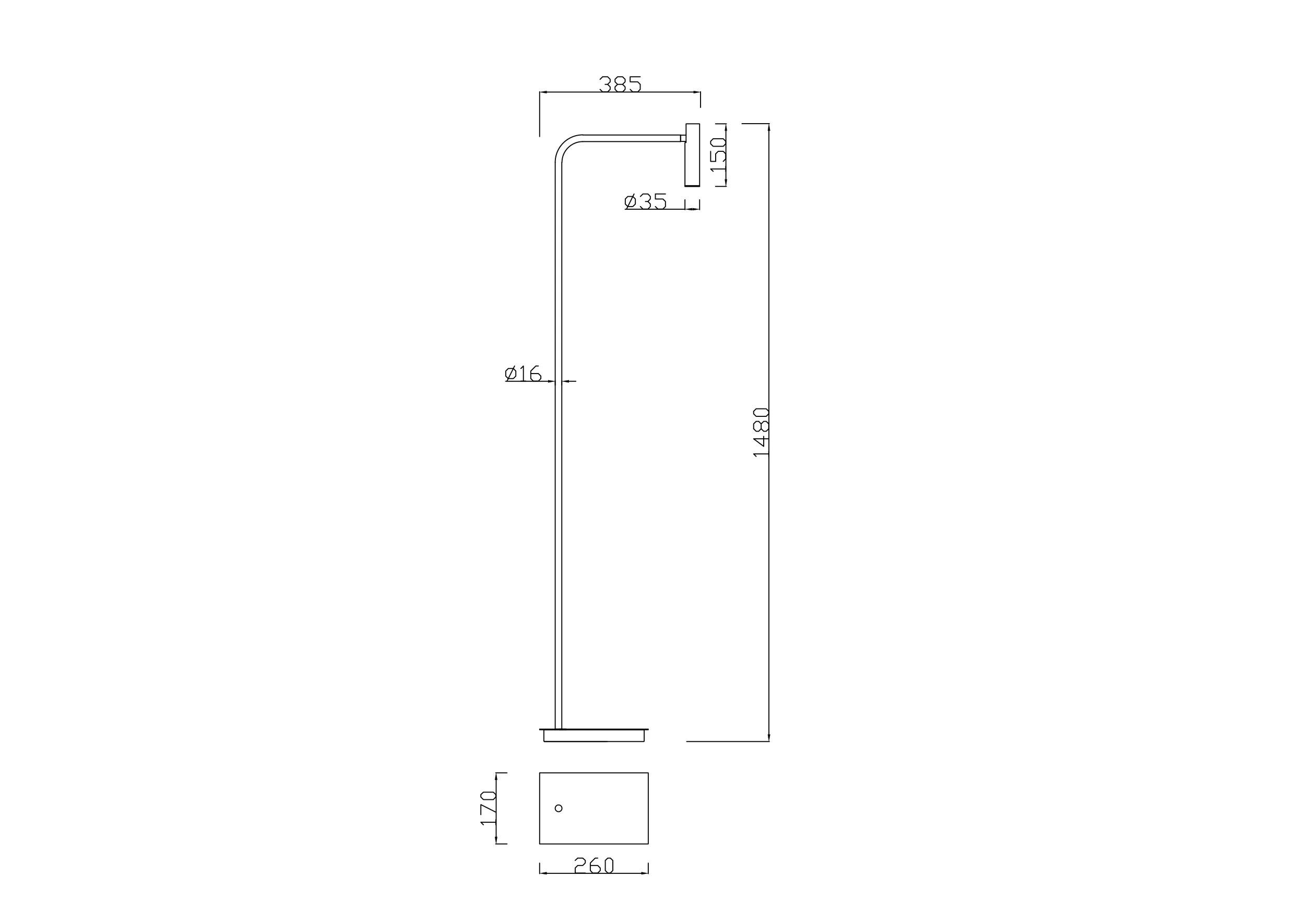 Торшер MJ-Light 7009F BK (MJ00219) - фото 7