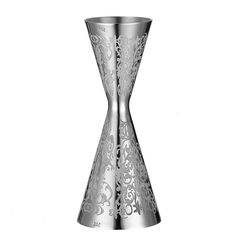 Джиггер Olin&Olin Aero с делениями 1 oz/2 oz Серебристый