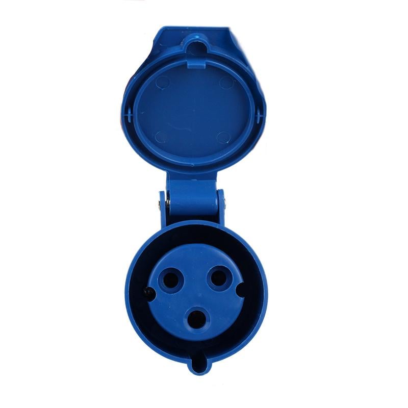 Силовий роз'єм штепсельний переносний 3x32 2P+PE 32 A 220-250 В IP44 (EH-PSM-332) - фото 3 Силовий роз'єм штепсельний переносний 3x32 2P+PE 32 A 220-250 В IP44 (EH-PSM-332) - фото 3