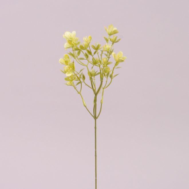 Веточка декоративная с желтым цветом Flora 12 шт. (73099)