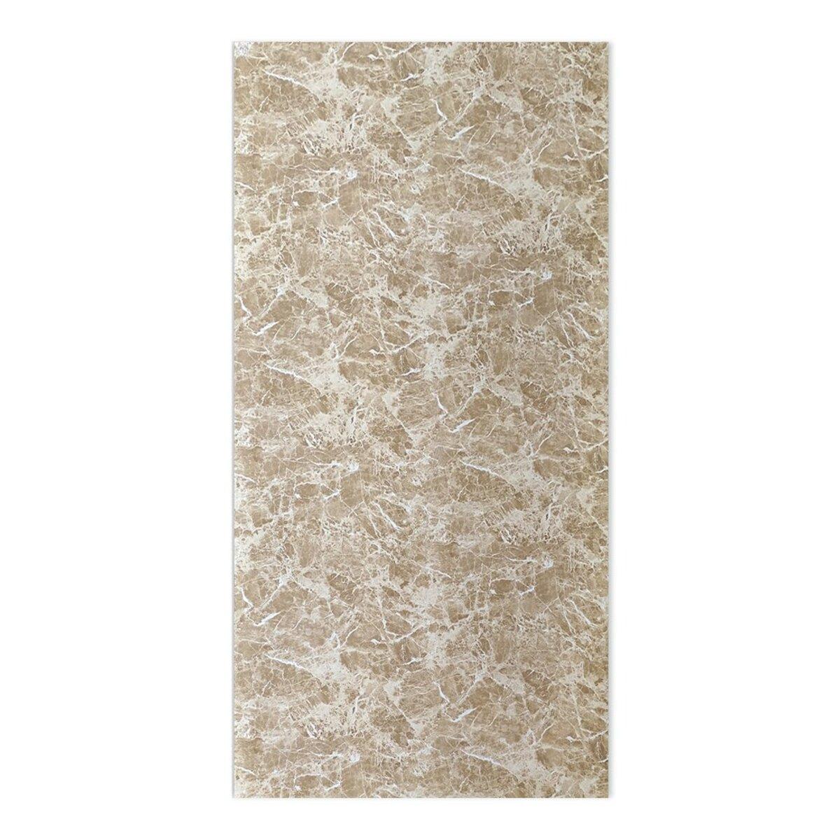 3D-панель Sticker Wall із ПВХ декоративна 1220х2440х3 мм Кремовий мармур (3DPanda-1398)