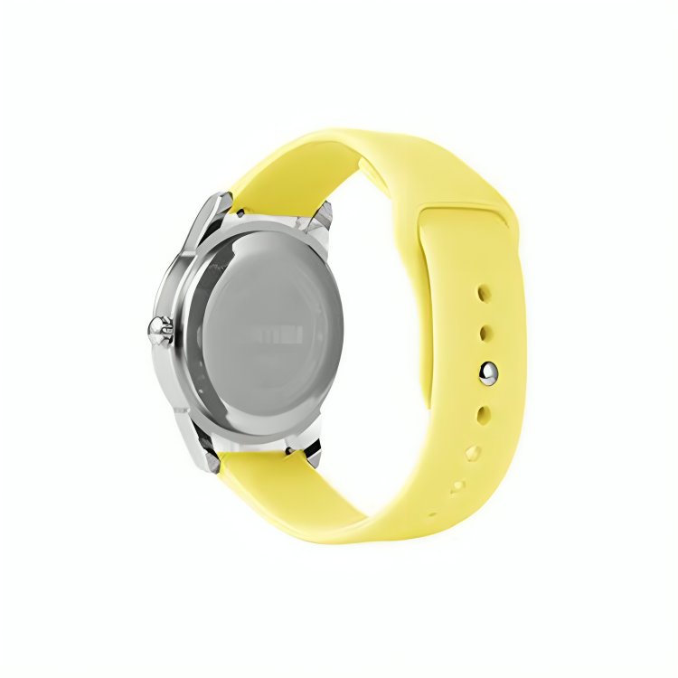 Ремешок для смарт часов Universal Silicone Classic 22 мм Brilliant Yellow (597241)
