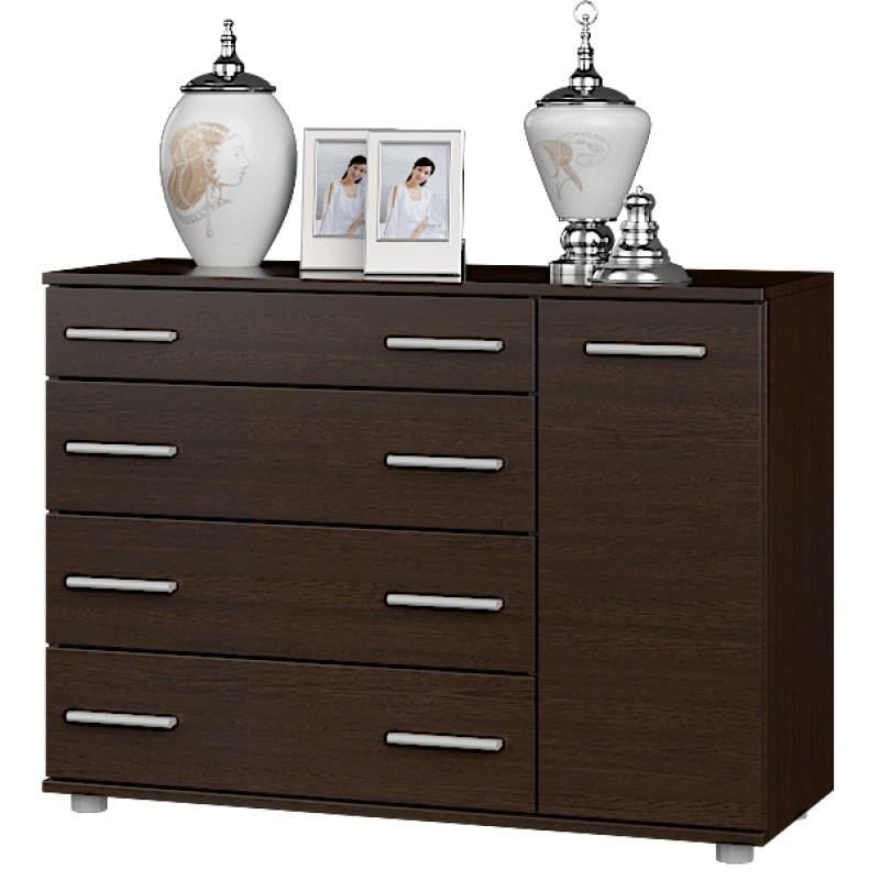 Комод Эверест К-3 с 4-мя ящиками телескопы 100х38х73 см Венге темный (EVR-2493)