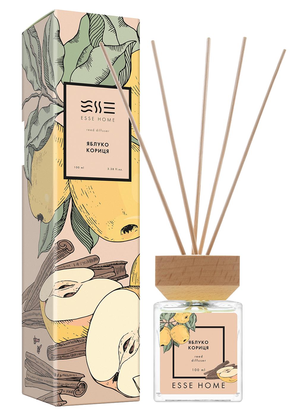 Аромадифузор Яблуко Кориця Esse HOME 100 мл (HOME-AC)
