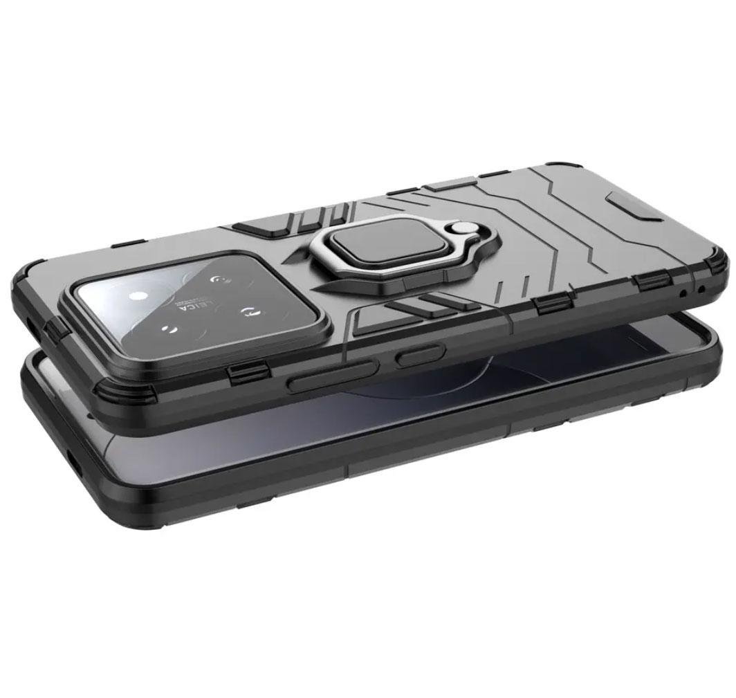 Чехол бампер Primolux Ring Armor для Xiaomi 14 - Black - фото 2