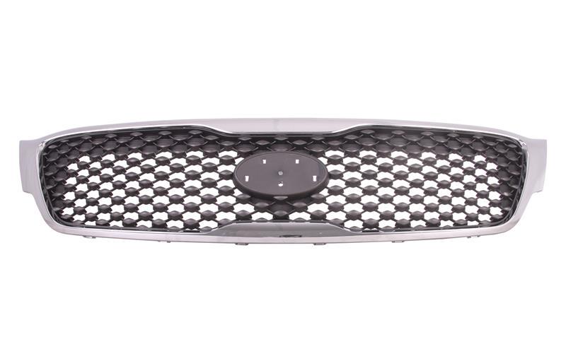 Решетка передняя с хромированной рамкой Kia Sorento (CP KA-SOR-15-1850)