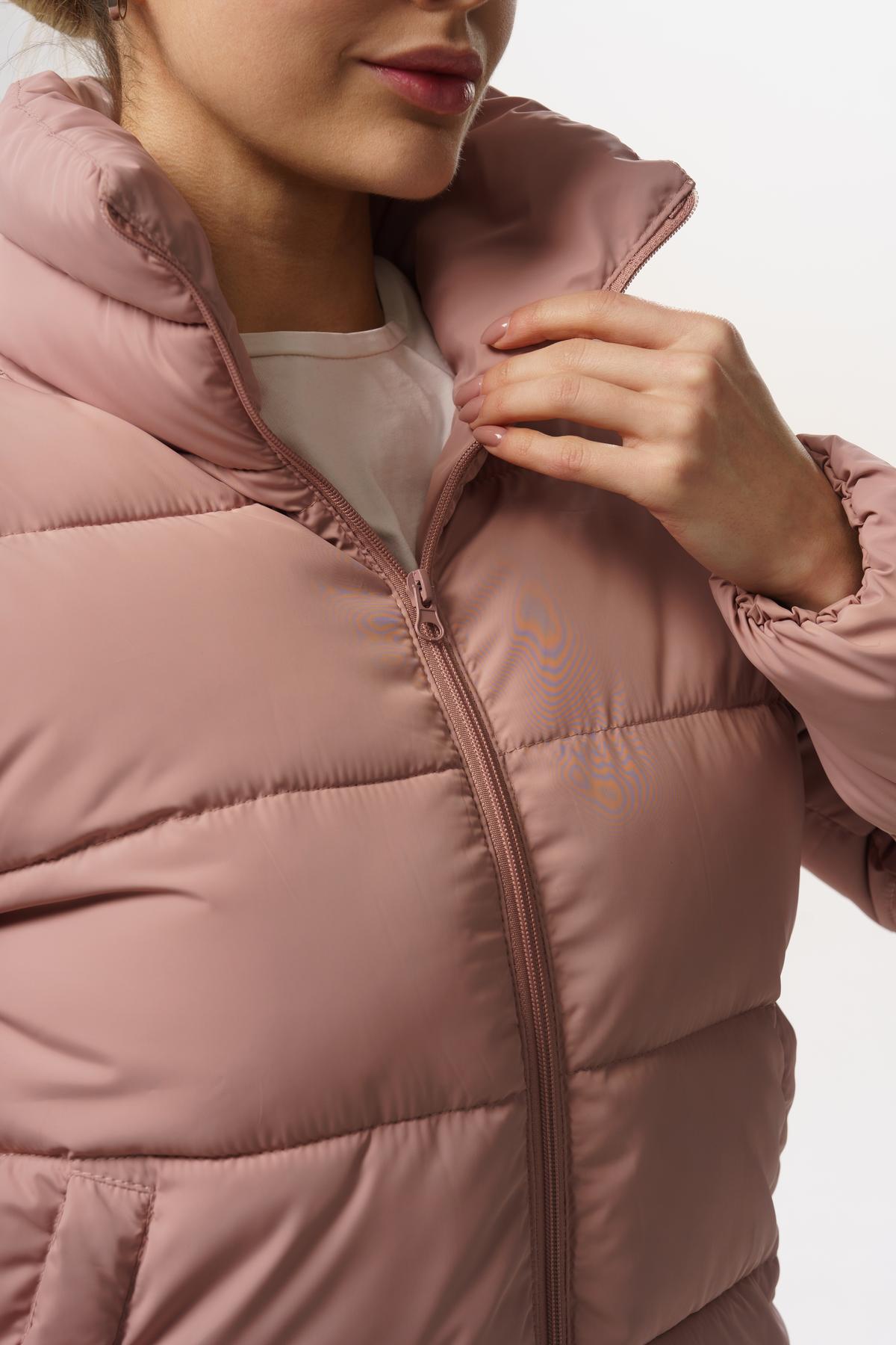 Куртка жіноча коротка Intruder Lolita весняно-осіння M-L Пудровий (1614676979/4/2) - фото 7 Куртка жіноча коротка Intruder Lolita весняно-осіння M-L Пудровий (1614676979/4/2) - фото 7