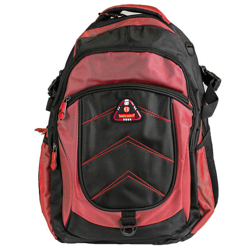 Городской рюкзак Enrico Benetti Barbados с отделением для ноутбука 15,6" 34 л Black/Red (Eb62013 618)
