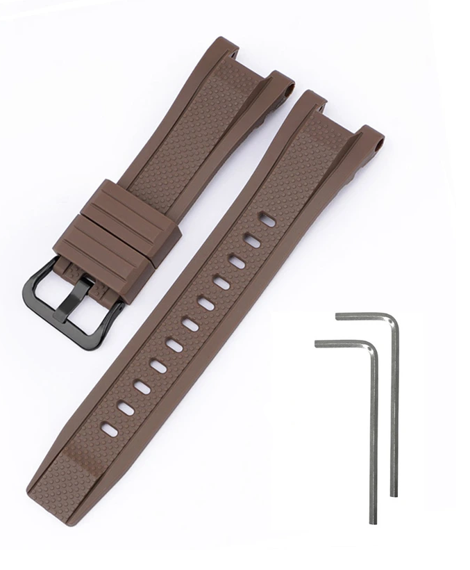 Ремінець для Casio G-Shock GST-W300 Brown BK (4085)